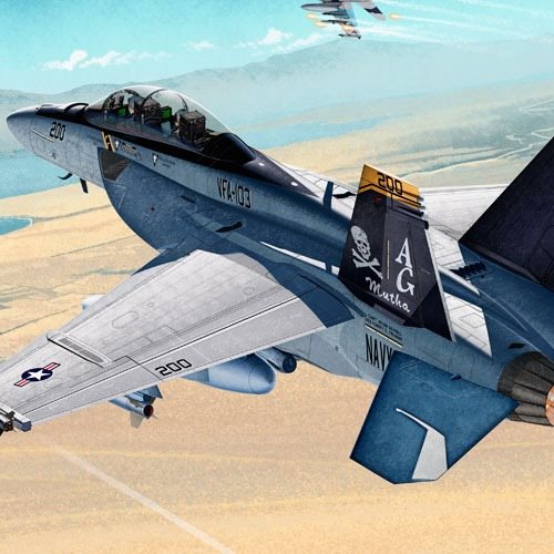Academy 12535 F/A-18F USN VF-103 Jolly Rogers 1/72