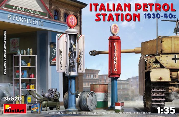 MiniArt 35620 Italiensk tankstation 1930/1940 1/35 