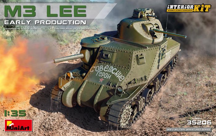 Mini Art 35206  M3 Lee Early production interiør kit 1/35 