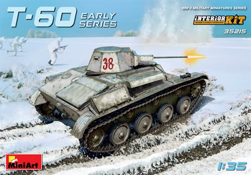 Mini Art 35215 T-60 Early series (GAP) Interiør kit 1/35