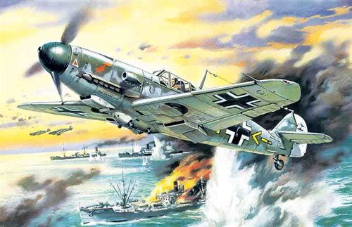 ICM 48104 Messerschmitt Bf 109F-4/B WWII German Fighter Bomber 1/48