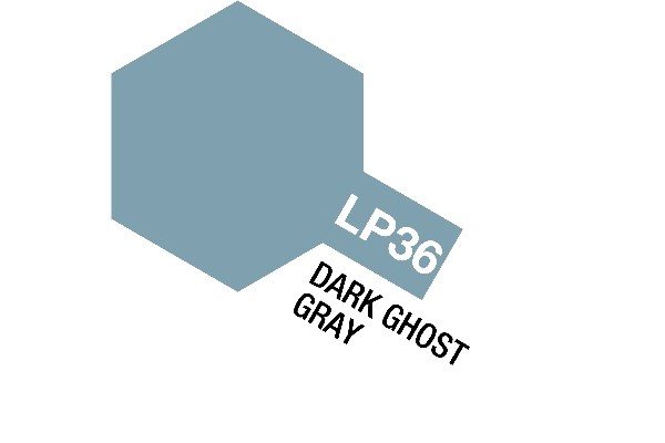 Tamiya LP-36 TAMIYA LACQUER PAINT LP-36 DARK GHOST GRAY (FLAT) 10 ml