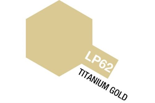 Tamiya LP-62 TAMIYA LACQUER PAINT LP-62 Titanium Gold (MG) 10 ml