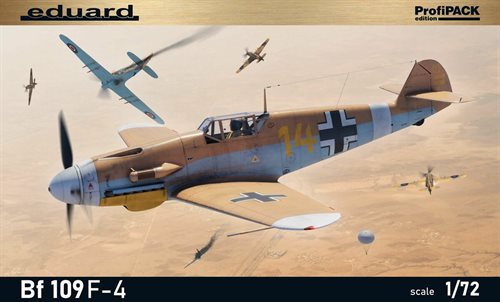  Eduard 70155 Bf 109F-4 ProfiPACK Edition 1/72