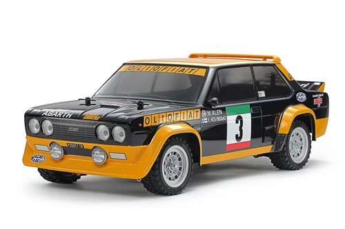 Tamiya 58723 R/C Fiat 131 Abarth Rally Olio Fiat (MF-01X) 1/10