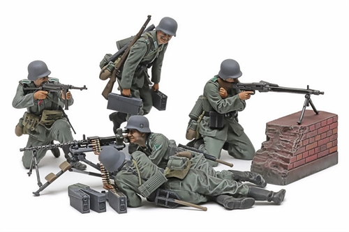 Tamiya 35386 German Machine Gun Team Set (Mid-WWII) 1/35