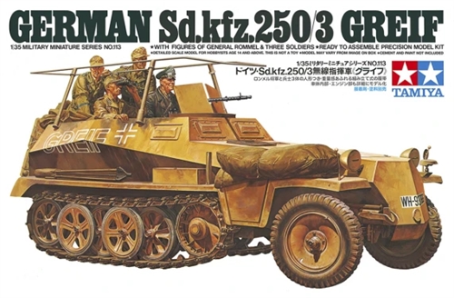 TAMIYA 35113 1/35 Tysk Sd.kfz.250/3 Greif