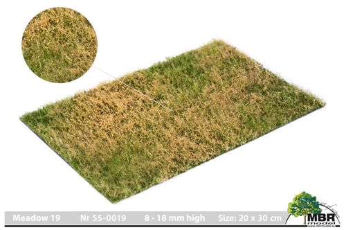 MBR 55-0019 Græsmåtte, Eng, 4-8 mm, str 20 x 30 cm