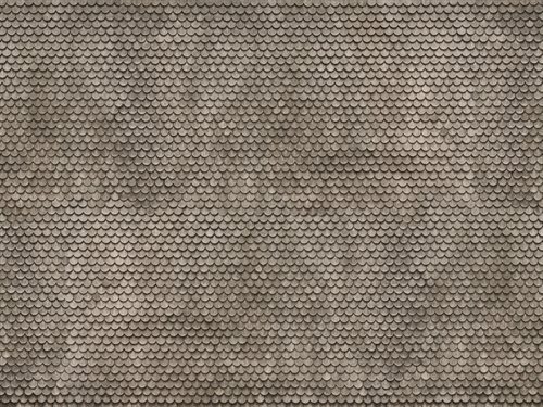 Noch 56691 3D karton,Teglsten, grå, 25 x 12,5 cm, H0 