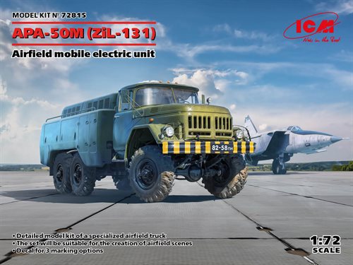 ICM 72815 APA-50M (ZIL-131) Airfield mobile electric unit 1/72 