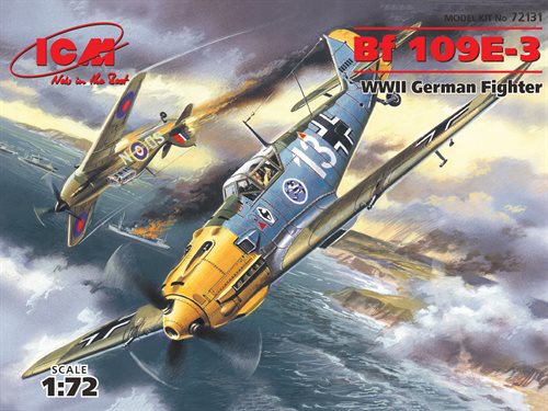 ICM 72131 Messerschmitt Bf 109E-3 WWII German Fighter 1/72