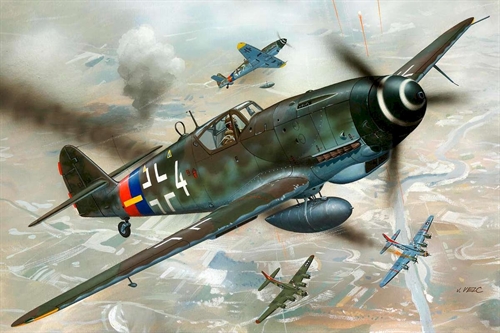   REVELL 74160 Starter Kit Messerschmitt Bf-109 1:72