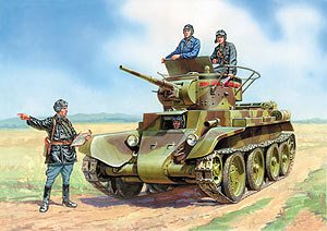 Zvezda 3545 BT-7 Soviet Tank w/Crew 1/35