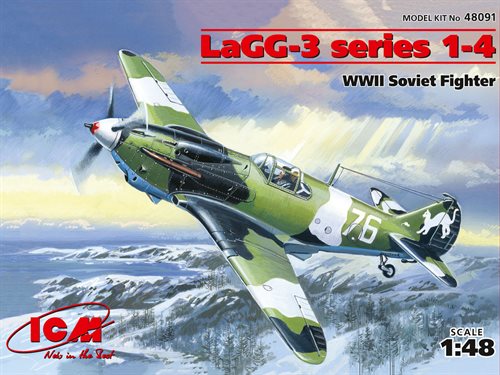 ICM 48091 LaG-3 serie 1-4 WWII Sovjet kampfly 1/48