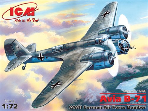 ICM 72163 Avia B-71 WWII German Air Force Bomber 1/72