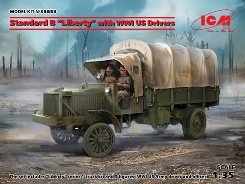 ICM 35653 Standard B Liberty with WWIUS Drivers 1/35