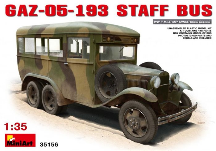 MiniArt 35156 GAZ-05-193 STAFF BUS 1/35