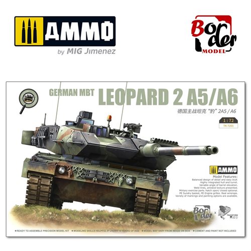 Border Model TK7201 GERMAN MBT LEOPARD 2 A5/A6 1/72