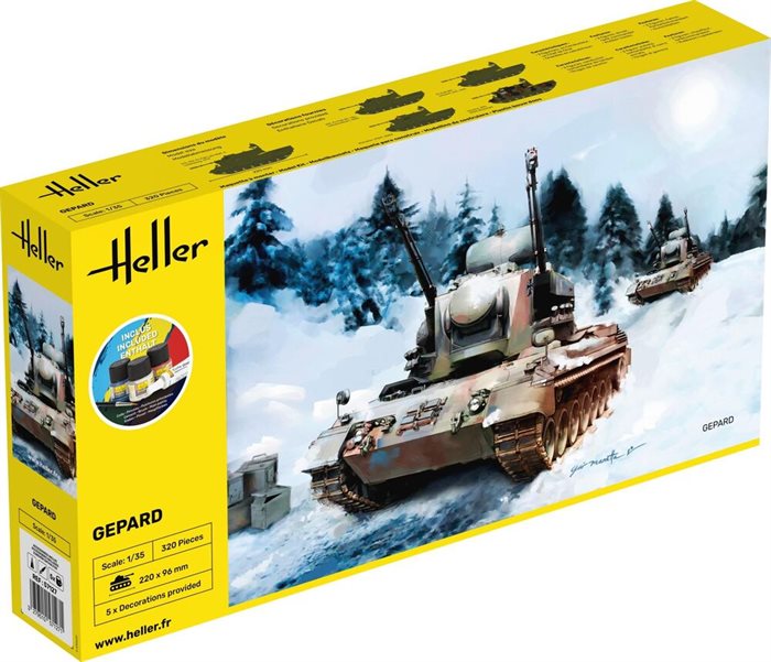 Heller 57127 Gepard Starter kit 1/35