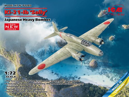 ICM 72203 Ki-21-ib Sally Japansk bombemaskine 1/72