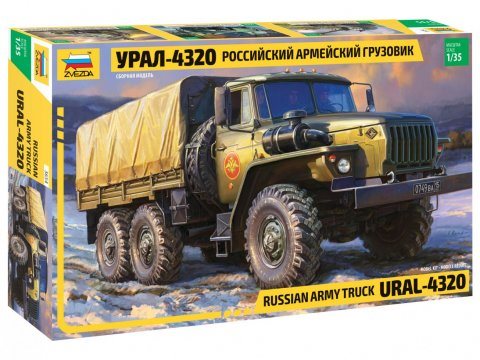Zvezda 3654 Ural 4320 Truck 1/35