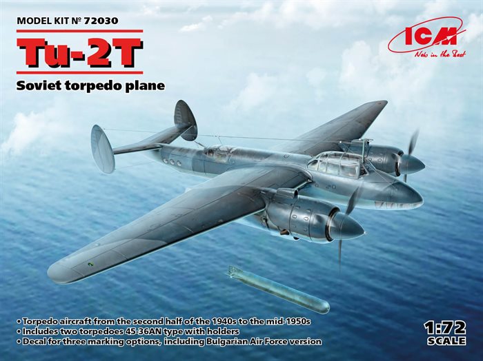 ICM 72030 Tu-2T sovjettisk torpedo fly 1/72