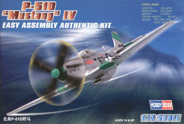 Hobby Boss 80230 P-51D Mustang 1/72