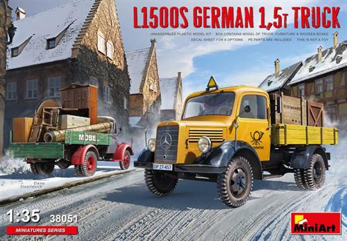 MiniArt 38051  L1500S GERMAN 1,5T TRUCK 1/35