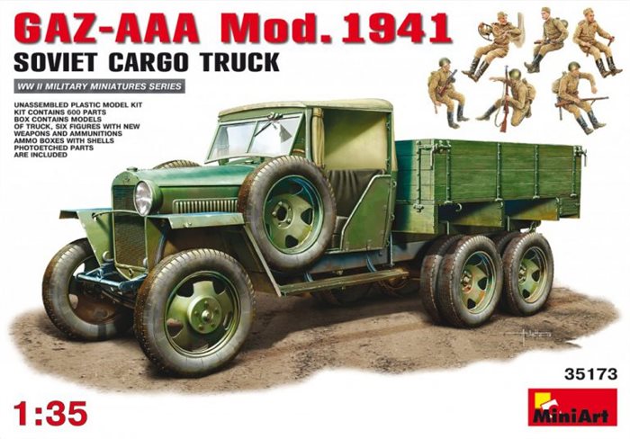 MiniArt 35173 GAZ-AAA Mod. 1941. SOVIET CARGO TRUCK 1/35 