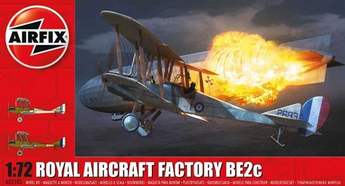 Airfix 02101 Royal Aircraft Factory BE2c Night Fighter 1/72