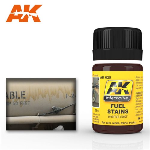 AK025 FUEL STAINS