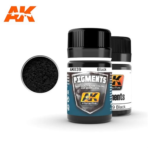 AK 039 Pigment, sort, 35 ml