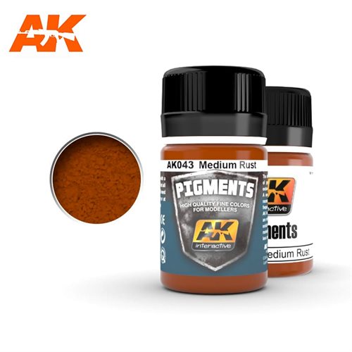 AK 043 Pigment, Medium rust, 35 ml