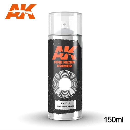 AK Interactive 1017 FINE RESIN PRIMER SPRAY, 150ml