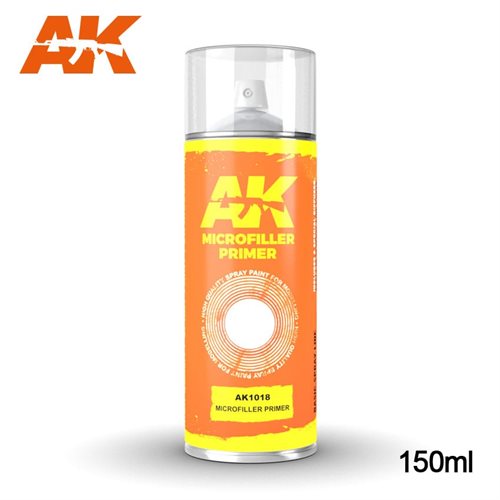 AK Interactive 1018 MICROFILLER PRIMER SPRAY, 150 ml