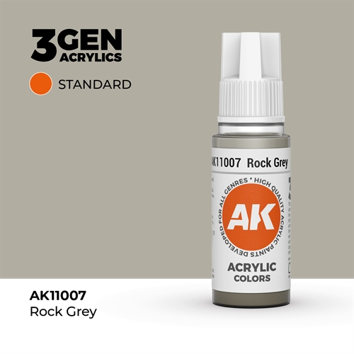 AK11007 Akryl maling, 17 ml, rock grey