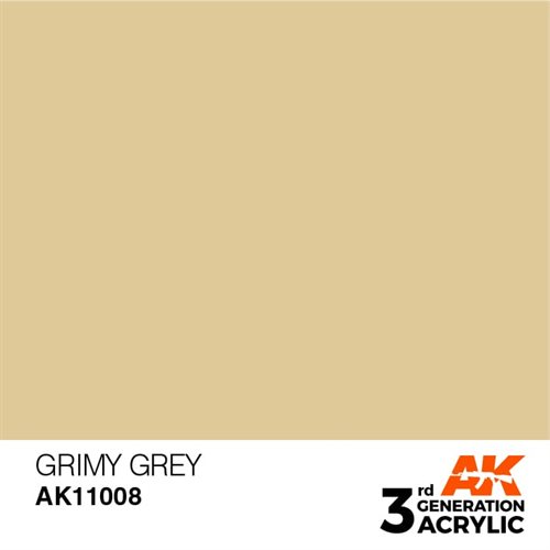 AK11008 Akryl maling, 17 ml, grimy grey