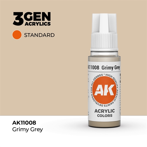 AK11008 Akryl maling, 17 ml, grimy grey