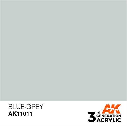 AK11011 Akryl maling, 17 ml, blue grey - standard