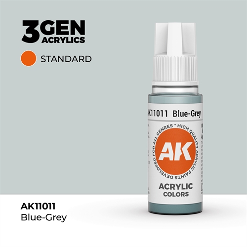 AK11011 Akryl maling, 17 ml, blue grey - standard