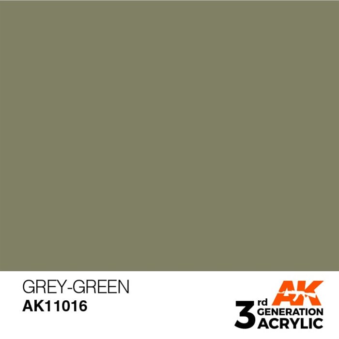 AK11016 Akryl maling, 17 ml, grey green - standard
