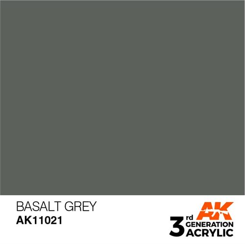 AK11021 Akryl maling, 17 ml, basalt grey - standard