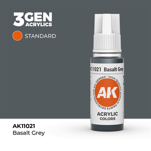 AK11021 Akryl maling, 17 ml, basalt grey - standard