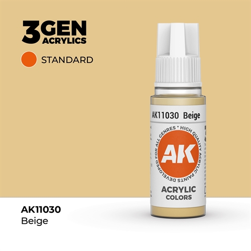 AK11030 Akryl maling, 17 ml, beige - standard