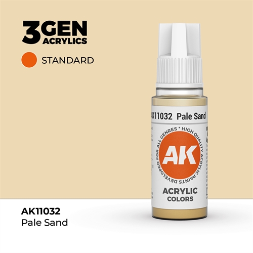AK11032 Akryl maling, 17 ml, pale sand - standard