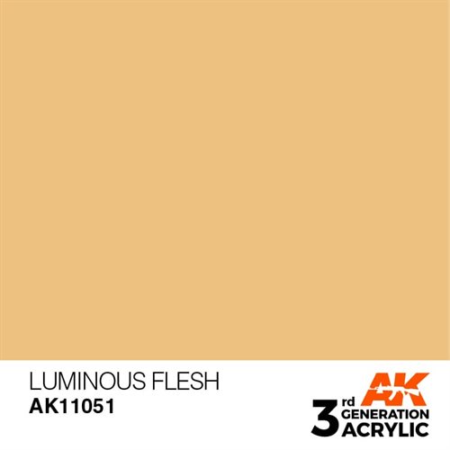 AK11051 Akryl maling, 17 ml, luminous flesh - standard