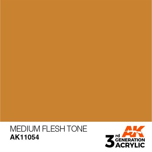 AK11054 Akryl maling, 17 ml, medium flesh tone - standard