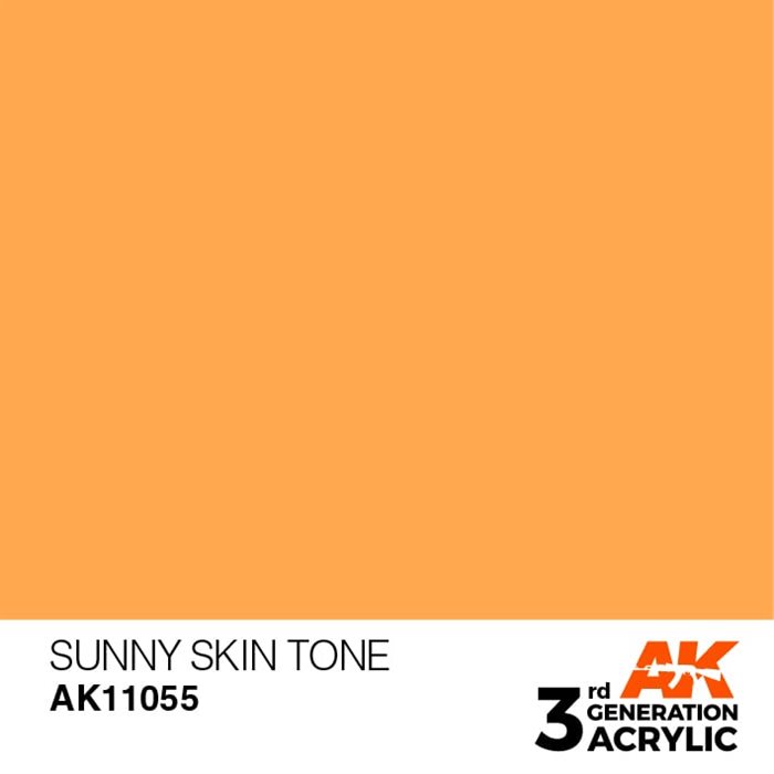 AK11055 Akryl maling, 17 ml, sunny skin tone - standard
