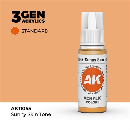 AK11055 Akryl maling, 17 ml, sunny skin tone - standard