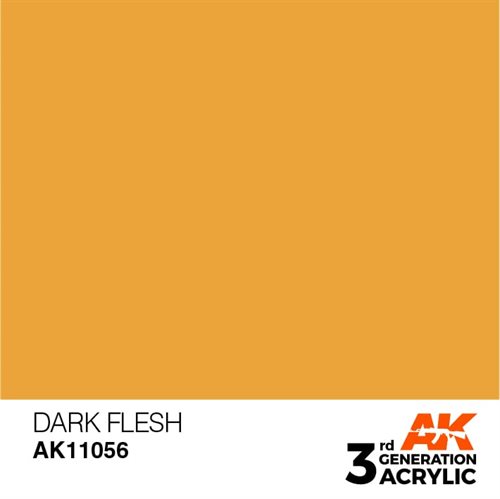 AK11056 Akryl maling, 17 ml, dark flesh - standard